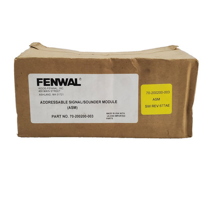 New Fenwal 70-200200-003 Addressable Signal Sounder Module ASM SmartOne