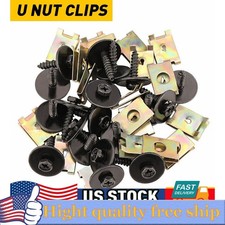 40x Bumper Engine Transmission Splash Shield Cover Rivet Clip Bolt Screw For Bmw 40x Bumper Engine Transmission Splash Shield Cover Rivet Clip Bolt Screw For Bmw
