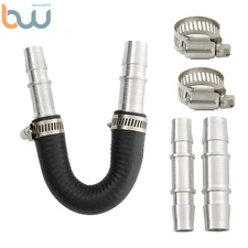 Upgrade Aluminum Engine Heater Core Bypass Kit 626-001 with 5/8" 3/4" Hose