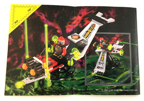 Vintage LEGO 6836 V-Wing Fighter (1997) - 100% Complete + Manual + Minifigure