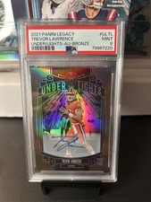 2021 Panini Legacy Trevor Lawrence Under the Lights Bronze Auto /50 PSA 9 (RC)