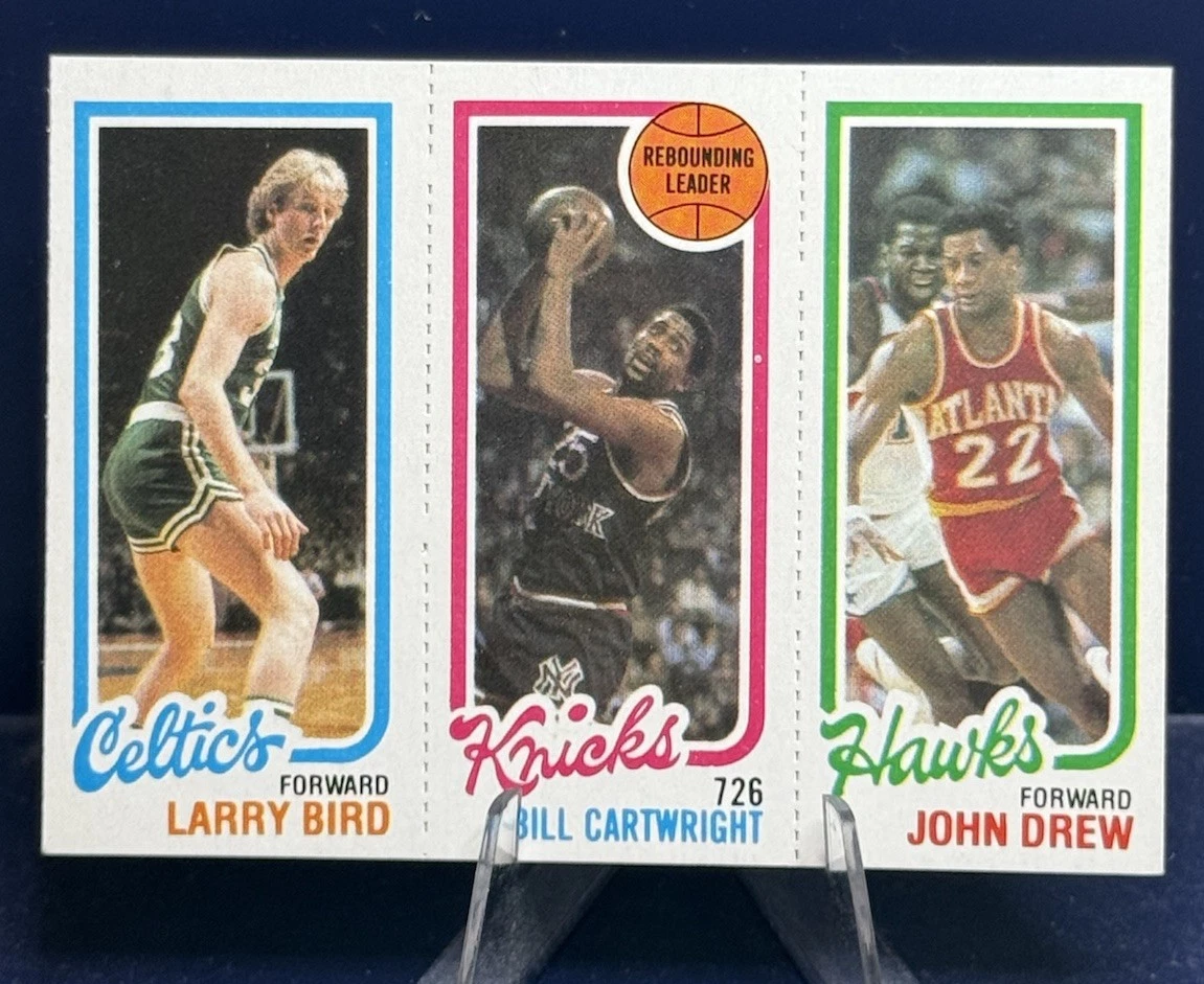 Topps Larry Bird Basketball Rookie Sports Trading Cards
