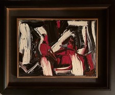 Pierluigi De Lutti 25x 35 Olio su  tela Materico anno 2008