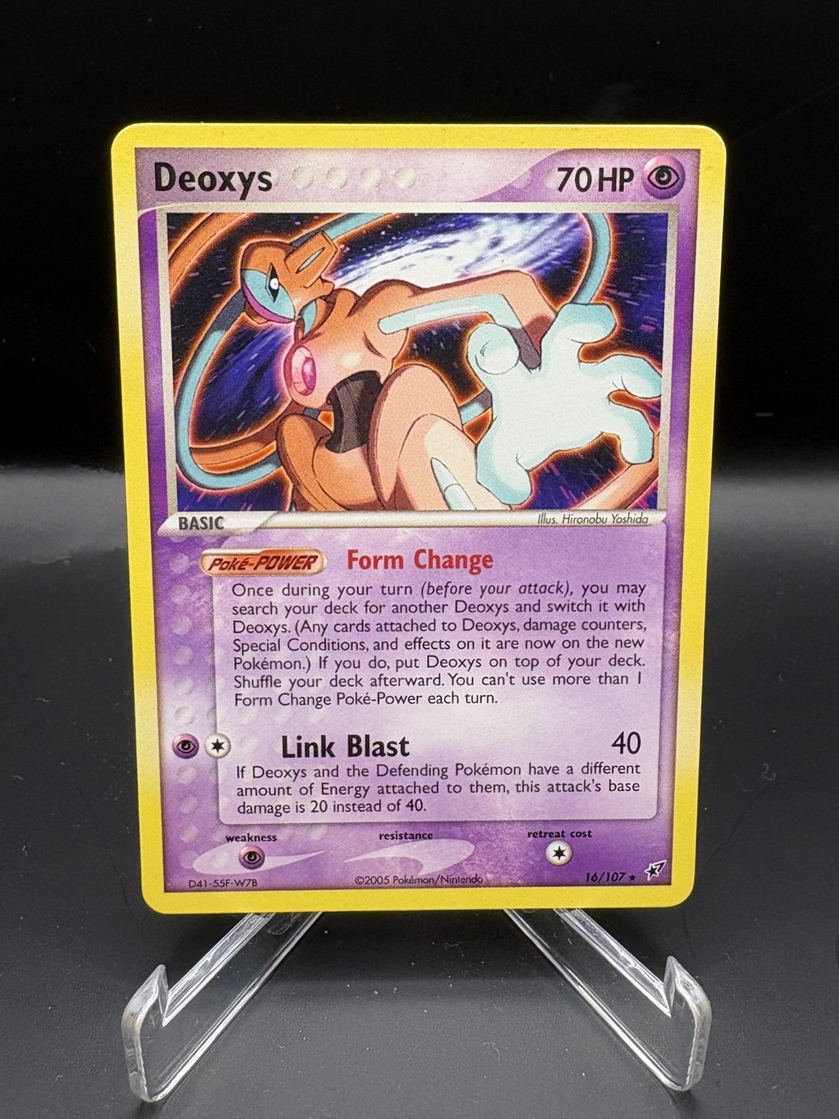 Deoxys 16/107 Rare Deoxys Pokemon NM