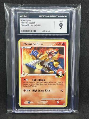 Infernape E4 graded CGC 9 for sale on eBay