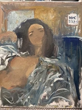 Boudoir Figure Portrait Realism Disney Oil Painting 16x20 Canvas Original Signed