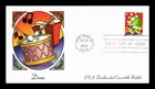 Dr Jim Stamps 37c Holiday Music Makers Santa With Drum Fleetwood Cachet FDC