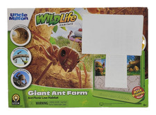 Uncle Milton Giant Ant Farm Large Viewing Area Care Live Nature Learning Toy NOS