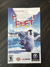 Nintendo GameCube GC Manual Only Happy Feet Ripped