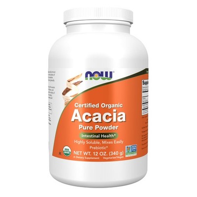 Acacia Fiber Powder Dietary Supplement Prebiotic 12 Ounce Highly Soluble