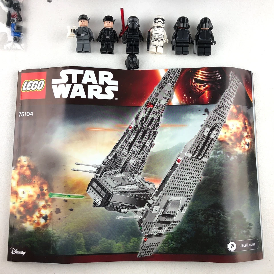 LEGO Star Wars: Kylo Ren's Command Shuttle 75104 Modded Complete Minifigures Box - Image 3 of 4