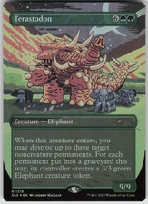 MTG Terastodon Rainbow Foil Foil NM Secret Lair Drop Series Magic 1318