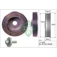 INA 544 0091 20 Riemenscheibensatz Kurbelwelle FüR Renault Megane Laguna Kangoo
