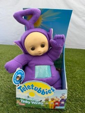 Vintage NIB 1998 Teletubbies Tinky Winky 14 Inch Plush Talking Doll Playskool