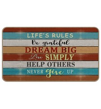 Prayer Door Mat Christian - Christian Gifts, 17 X 30 Inch Non-Slip Inspiratio...