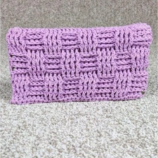 Handmade Crochet Swiffer Mop Cover Pad Reusable Duster Orchid Purple