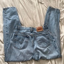 Vintage levis 550 made in usa relaxed fit tapered jeans