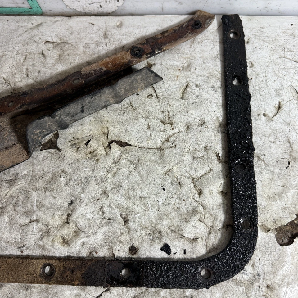 70-83 Datsun 280zx Oil Pan Brackets Set L28 280Z 260Z 240Z Brace - Image 4 of 4