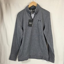Under Armour Men's Storm Sweater Fleece Quarter Zip Gray Small