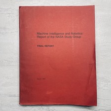 NASA 1980 Machine Intelligence & Robotics Study Report Carl Sagan Chairman - AI