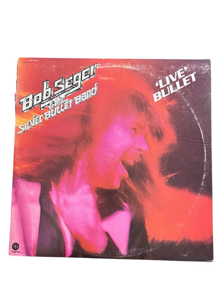 Lot of 3 Bob Seger LP Albums: Stranger In Town, The Distance, Live Bullet 2 LP’s Foto 2 de 4