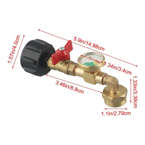 High Quality Solid Brass Propane Filling Adapter Ensures Better Sealing - Picture 6 of 12