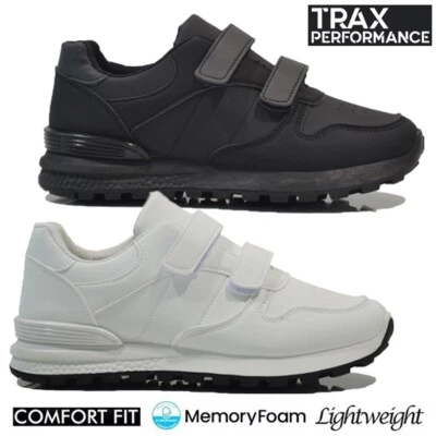 MENS MEMORY FOAM WIDE FIT WALKING RUNNING SPORTS GYM CASUAL TRAINERS SHOES SIZE - Image 1 of 4