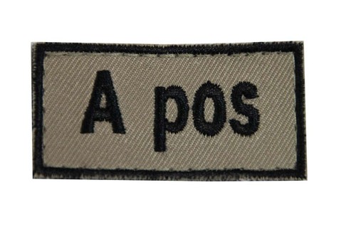 Abzeichen Blutgruppe NO PEN NKDA Patch khaki Aufnäher Stoff Blood - Picture 4 of 21