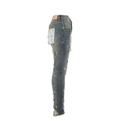NEW Purple Brand Men's Jeans P002 Mid Indigo Destroy SZ 33 NEW Purple Brand Men's Jeans P002 Mid Indigo Destroy SZ 33