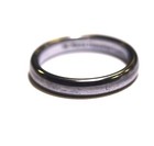 White Tungsten Carbide womens comfort fit 4 3/4  wedding band ring 3mm 3.4g — photo 1