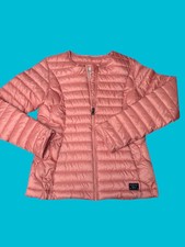 Quba Sails Women's Quilted Jacket Size Uk10 Pink Polyester