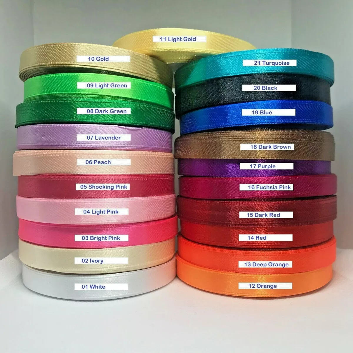 Satin ribbon 15mm petrol 25m