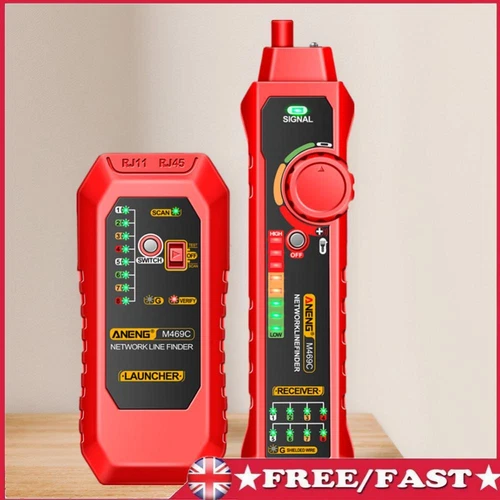 LAN Cable Testers RJ45 RJ11 Anti-Interference Network Cable Tester Wire Tracer