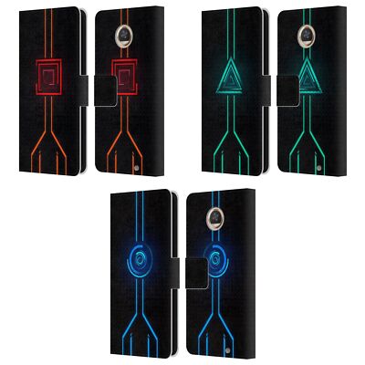 OFFICIAL ALYN SPILLER NEON LEATHER BOOK WALLET CASE COVER FOR MOTOROLA PHONES