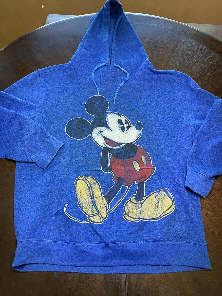 Blue mickey mouse hoodie sale