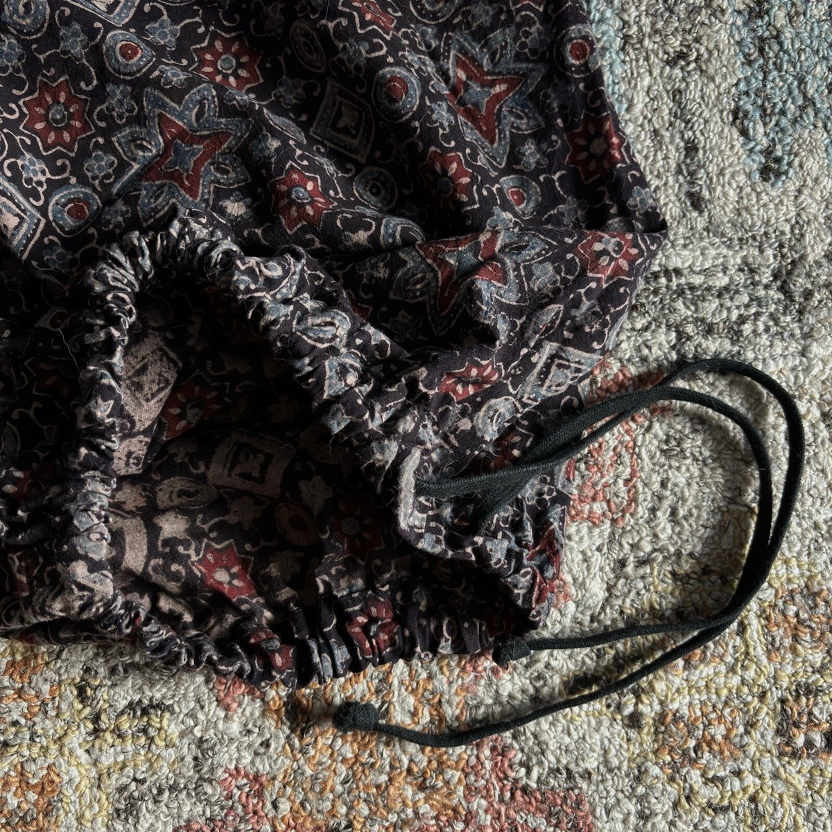 S'yte SS23 Indian Block Printed Paisley Hakama Balloon Pants S'yte SS23 Indian Block Printed Paisley Hakama Balloon Pants