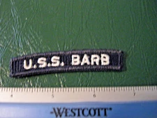 USN US Navy USS Barb SS 220 Submarine Arc Rocker Tab Patch