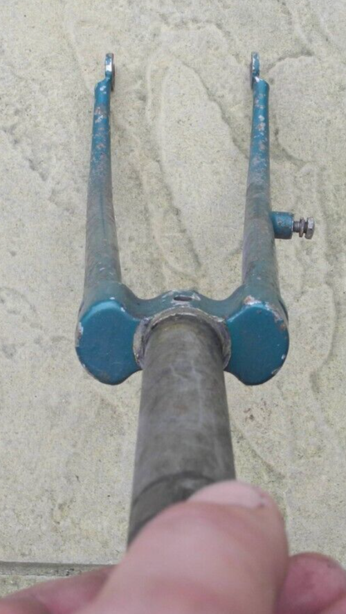 custom steel bicycle forks