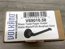 ICO Bath V69010.58 Volkano Blaze Wall Mounted Euro Toilet Paper Holder