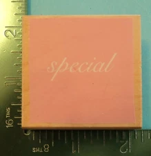 Hero Arts SPECIAL Saying Block Rubber Stamp E3875