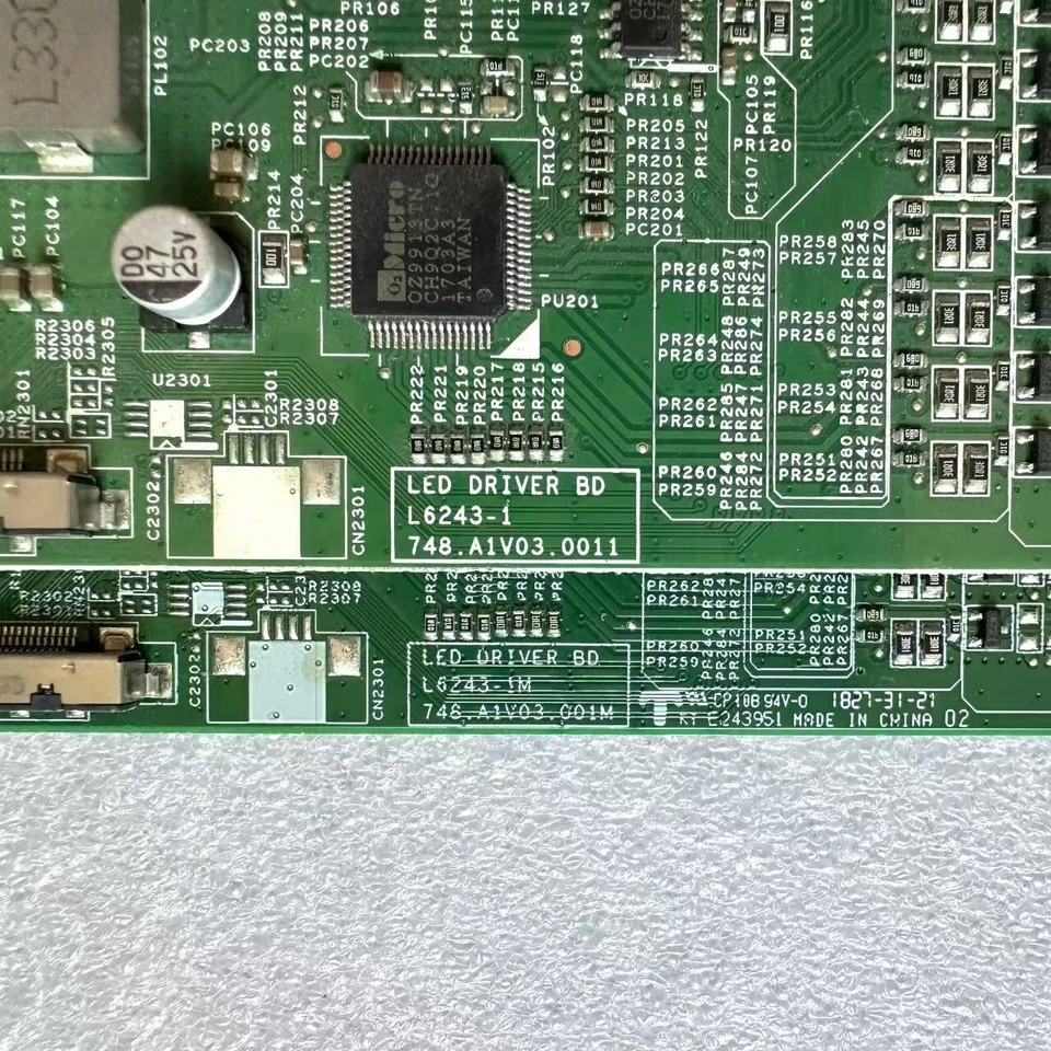 DELL S2718D inverter board 748. A1V03.0011/M L6243-1/M is suitable for LM270WQ5 - Image 2 of 2