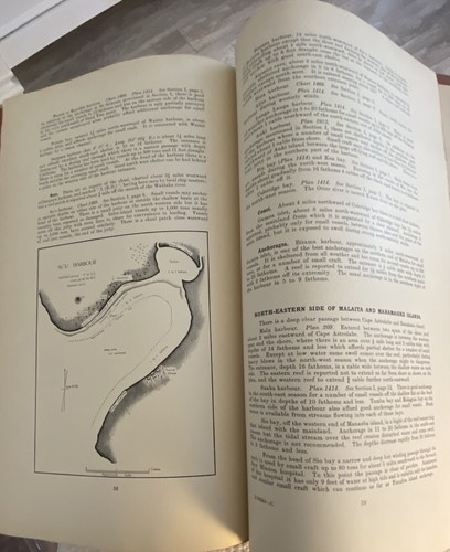 Military Autograph-M.H. Cobb USMS-Obsolete Book-Sailing Directions New Guinea+ - Picture 15 of 19
