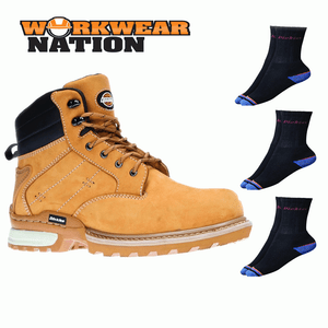 Dickies Canton Botas De Protección Cuero Puntera De Acero Trabajo Dickies Canton Botas De De Botas Protección Cuero Puntera De Acero Trabajo e83ef1