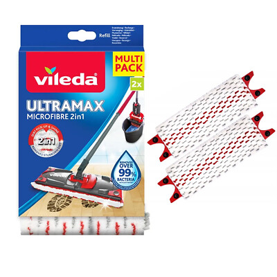 2 Ersatzpads Vileda Ultramax und Ultramat Turbo Multipack 2x Haushalt Putzgerät