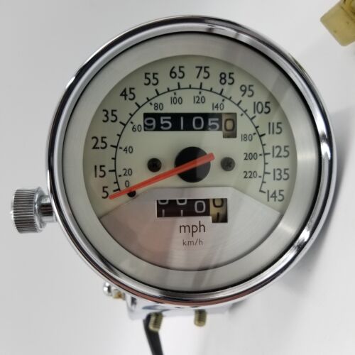 YAMAHA VSTAR 650 SPEEDOMETER 95105 MILES Original Genuine With Mount + Bolts