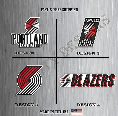 #ad Portland Trail Blazers NBA Basketball Sticker Vinyl Decal Bumper Water Resist $25.29