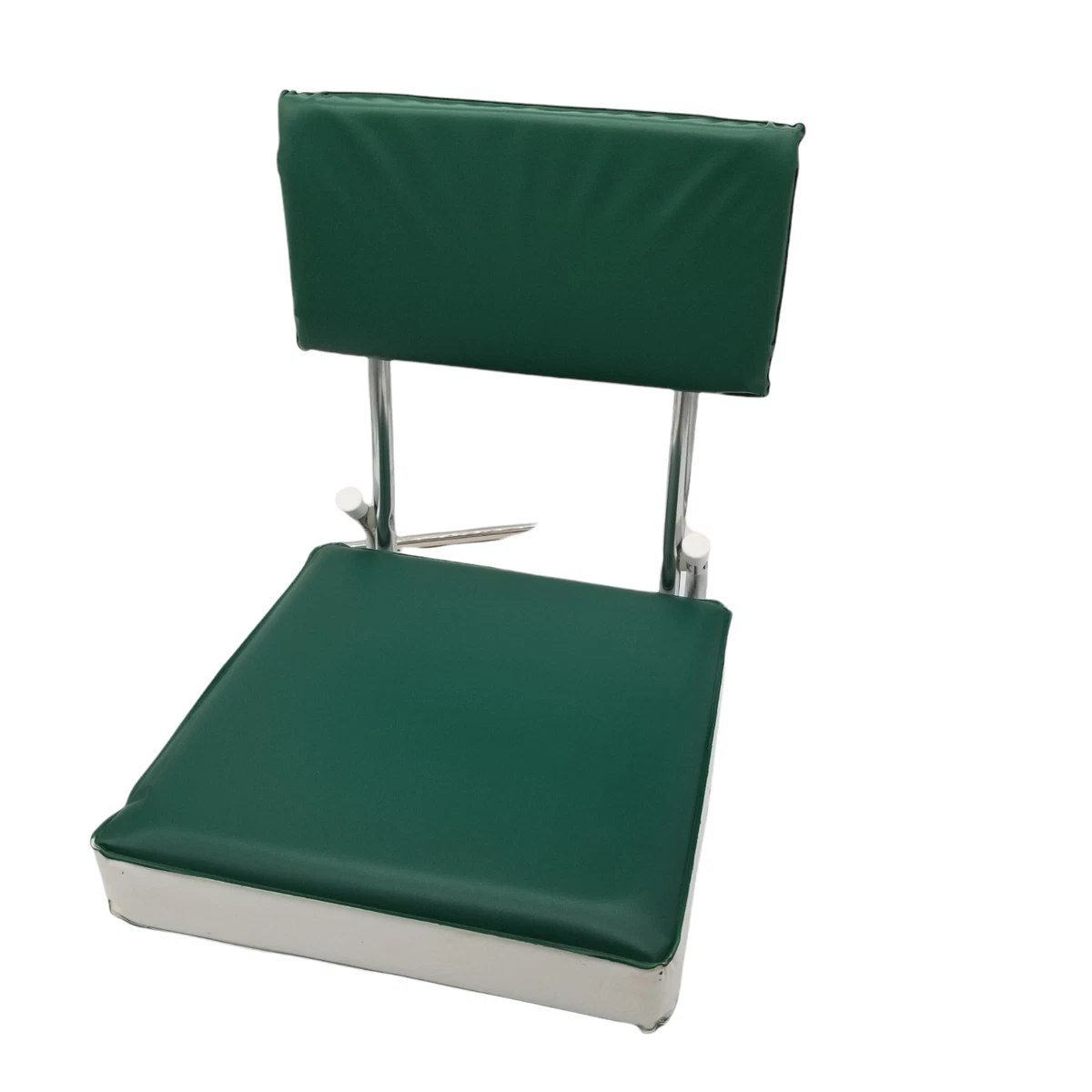 Green White Football Stadium Seat Folding Cushion Sports Bleacher Boat  Chair KR