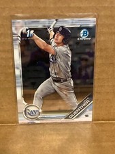 2019 1st Bowman Chrome Draft Baseball MLB #BDC-96 Jake Guenther Rays