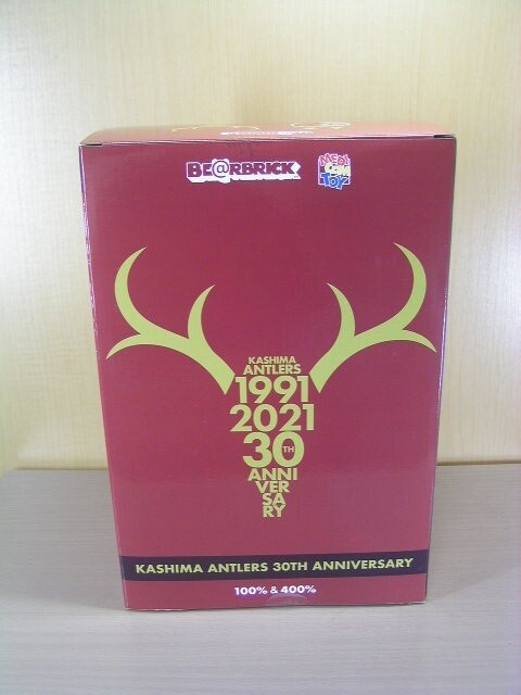BE@RBRICK KASHIMA ANTLERS 30th ANNIVERSARY 100% & 400% 2 BE@RBRICK KASHIMA ANTLERS 30th ANNIVERSARY 100% & 400% 2