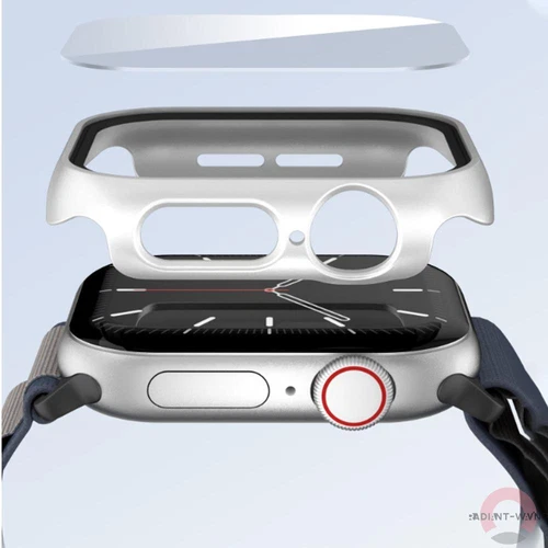 Hard PC Bumper Case +Tempered Glass Cover for Apple Watch Series 10 42mm 46mm - Picture 13 of 32